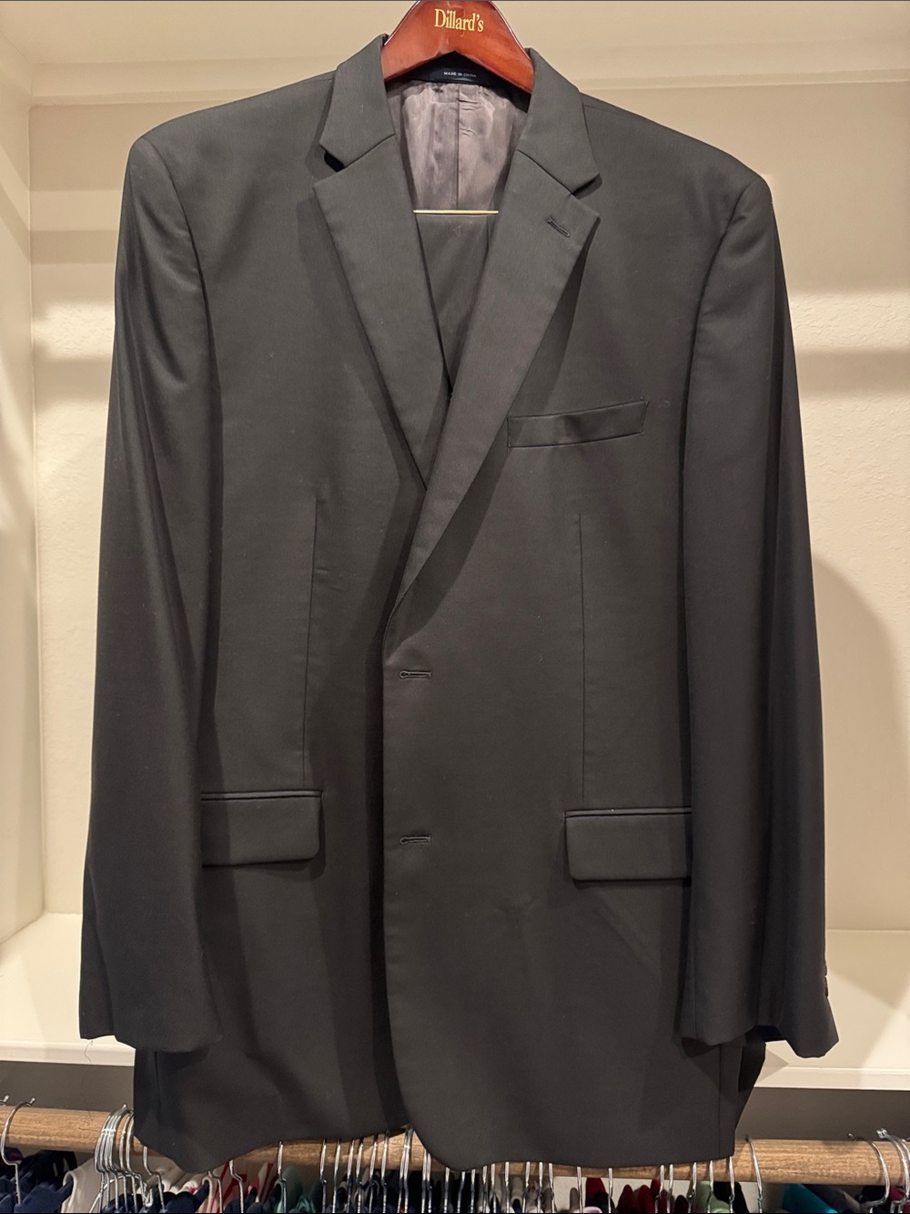 Ralph Lauren Black Men's Two-Button Suit Jacket